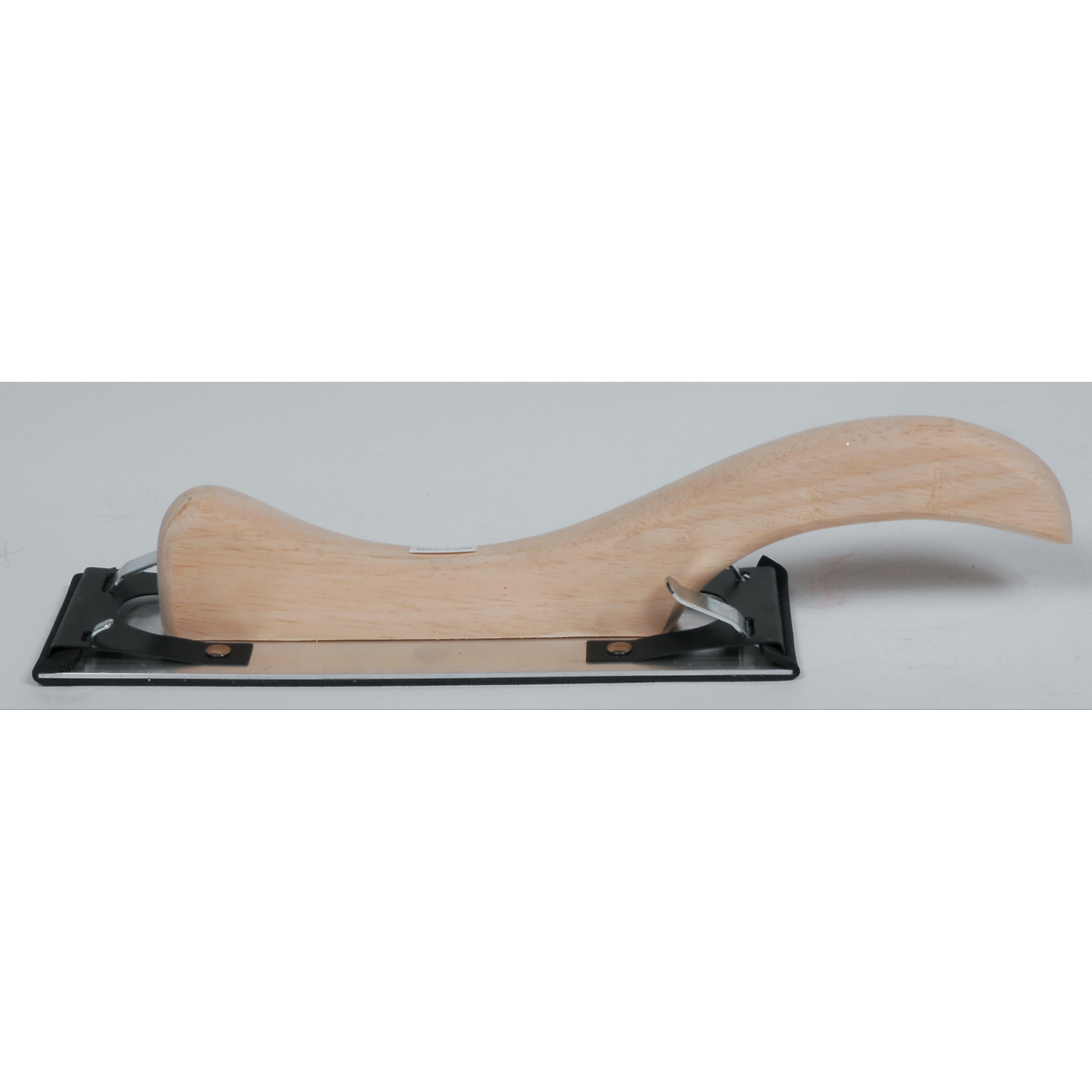 Keysco Sanding Board — 11in., Lever Style Clamp, Contoured Hardwood Handle, Rust-Proof Aluminum Base, Model# 77526